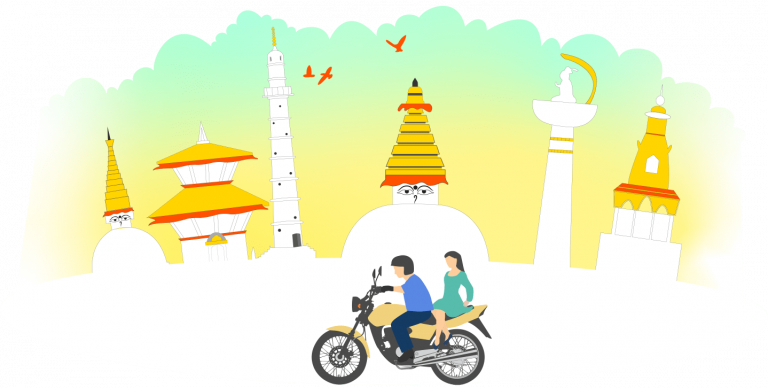Sharing a ride with MoveRide in Kathmandu